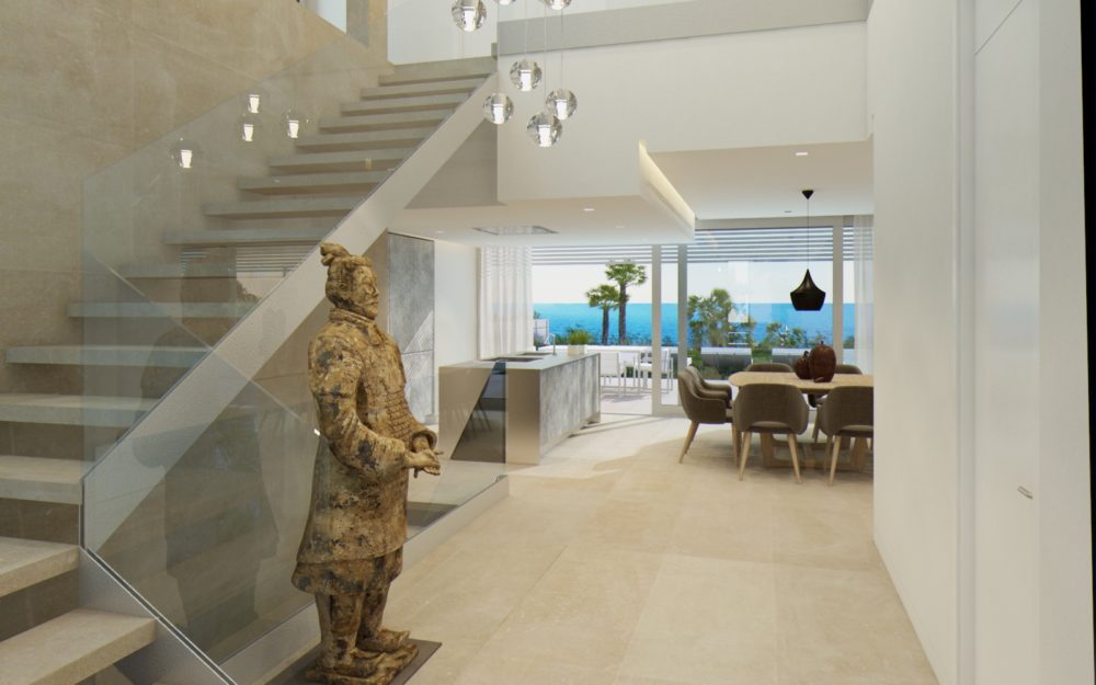 Spektakuläre Designer Villa mit Panorama Meerblick in Port Adriano